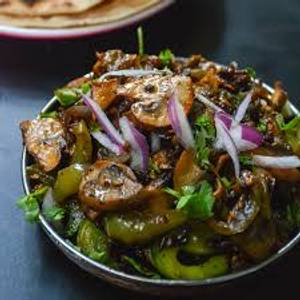 Mushroom pepper fry