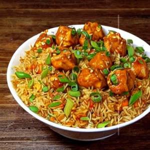Chicken Manchurian Fried Rice