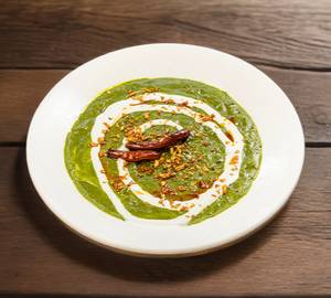 Smoked Garlic Palak