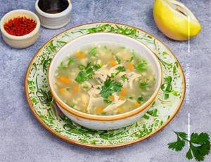 Chicken Lemon Coriander Soup