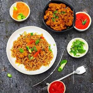 FF Special Chicken Keema Fried Noodles