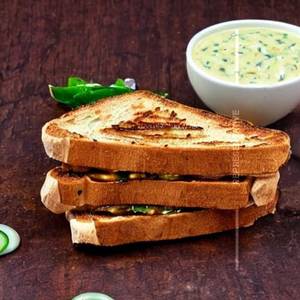 Butter Chutney Toast Grilled Sandwich