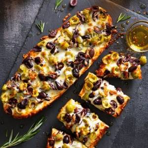 Olive & Cheese Garlic Bread