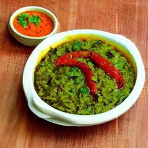 Jain Tomato Palak Khichdi