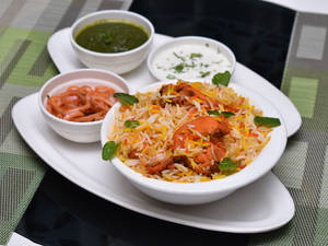 Chicken Biryani + Raita