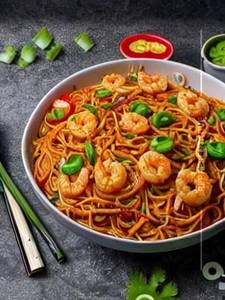 Prawns Schezwan Noodles