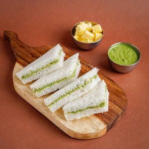 Bread Butter Chutney Sandwich
