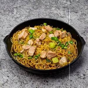 Chicken Pan Fried Noodles