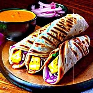 Barbeque Paneer Roll