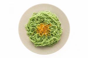 Palak Noodles (spinach)