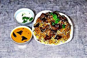 Mushroom Biryani