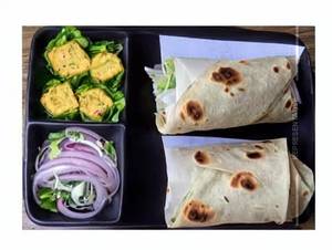 Pudina Paneer Tikka Roll