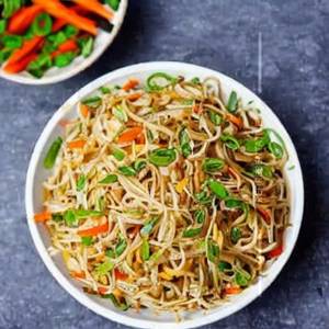 Burned Garlic Fried Rice Noodles