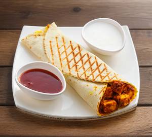 Cheesy paneer wrap