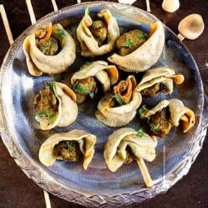 Mushroom & Cheese Tandoori Afghani Malai Momos