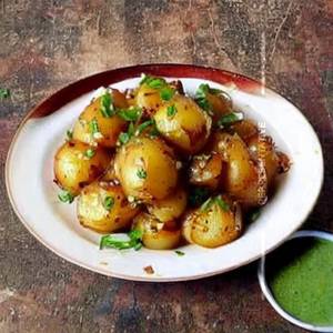Saute Potato in Hot Garlic Sauce
