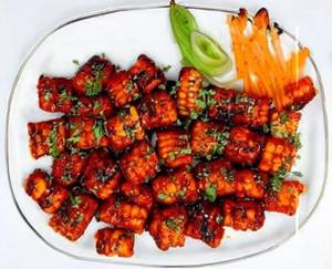 Baby corn Schezwan