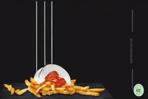 Cheesy peri peri fries