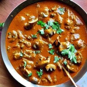 Mushroom Cheese Masala