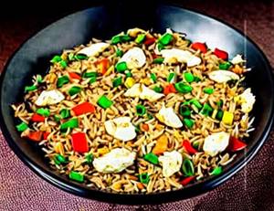 Double Egg Chicken Fried Rice
