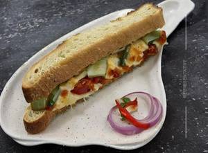 Cheese Chilli Garlic Grilled Sandwich