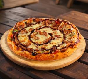 Barbeque veg cheese pizza