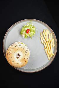 Three Chicken Club Bagel