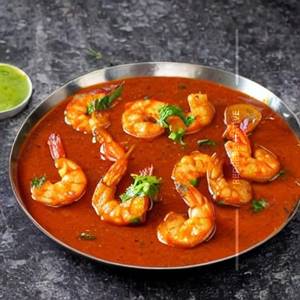 Prawns In Choice Of Sauce 