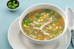 Chicken sweet corn soup