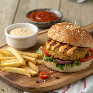 Veg Makhni Burger