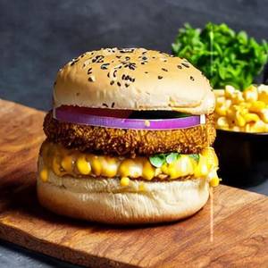 Chipotle Corn Cheese Burger