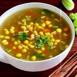 Sweet Corn Prawn Soup