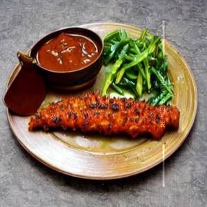 Fish Steak Schezwan Sauce