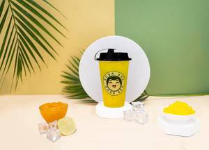 Lemon & Mango Boba Tea [Medium]
