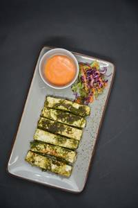 Cilantro Chilli Grilled Cottage Cheese