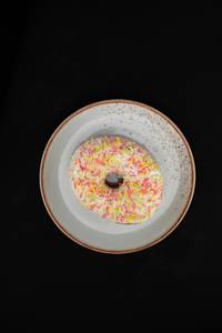 White Rainbow Donut