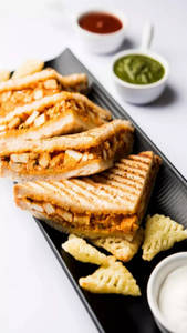 Mint Mayo Paneer Tikka Sandwich