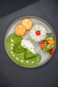 Cottage Cheese Steak With Spinach