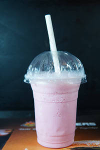 Strawberry Shake with Ice-Cream