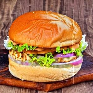 Mexican Salsa Saucy Fish Burger