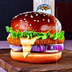 Barbeque Mayo  Egg Patty Burger