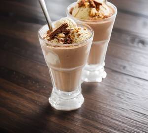 Hazelnut chocolate thickshake 