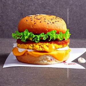 Cheesy Egg Patty Burger