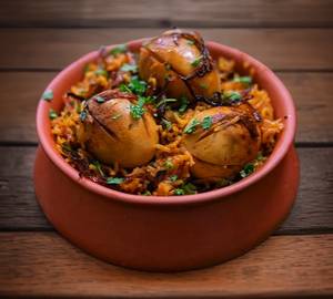 Traditional Handi Egg Biryani