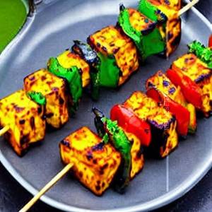Paneer Tikka Lasaniya