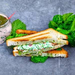 Chicken Mint Mayonnaise Sandwich