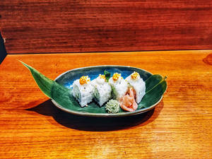 Truffle Edamame Cream Cheese Uramaki