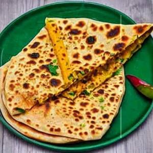 Jain jamaican paneer paratha