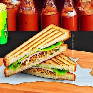 Double Cheese Chicken  Sandwich