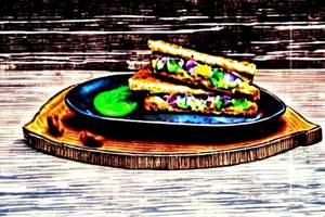 Veg Chilli Cheese Sandwich